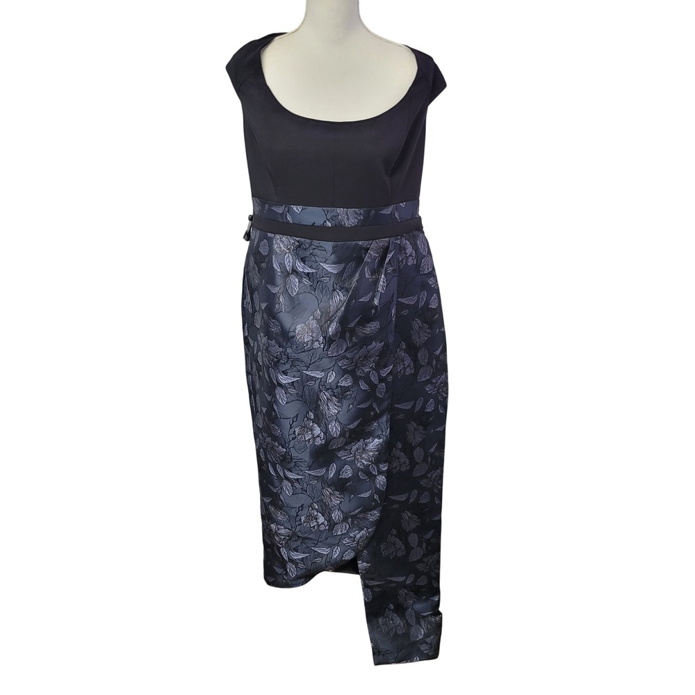 Kay Unger‎ Isaline Gown Mother Bride Groom Midnight Blue Womens 14
